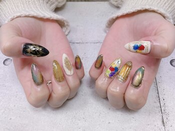 ネイル ビューティーマジック 葛西本店/絵画デザインネイル