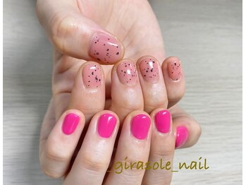 ジラソーレ(girasole)/ダルメシアンネイル