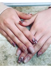 ネイルサロン シェリ(NAIL SALON Cheri)/ツイードネイル