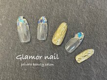 グラマーネイル(Glamor nail)/シェル×ゴールド