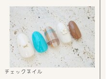 プレンティー 北千住西口店(plenty)/チェックネイル