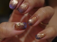 ネイル アトリエ コモード(nail atelier Comodo)/マグネットネイル [宵のaurora]