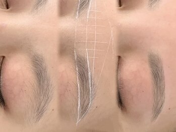 まつ毛と眉毛の専門店 FlorEye【フローレイ】大矢知店【2/13 NEW OPEN(予定)】の写真/当店大好評のマップブロウ☆骨格黄金比から1人1人に似合わせ眉を提案しています☆ぜひ一度ためしてみて!