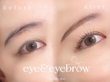 ラッシュアイナ(Lash aina)/眉 Wax &カラー＋まつ毛パーマ