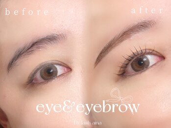ラッシュアイナ(Lash aina)/眉 Wax &カラー+まつ毛パーマ