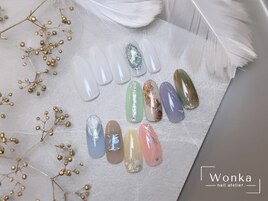 ワンカラー＋アート２本