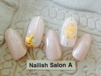 ネイリッシュサロン エー(Nailish Salon A)/天然石ネイル