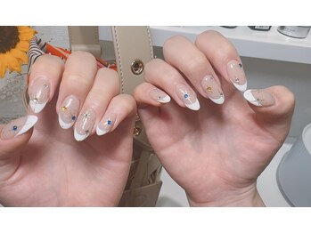 ザ ネイル エビス(The Nail ebisu)/フレンチと星アート