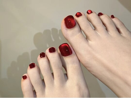 2025年冬】オーロラ フットのネイルデザイン集｜人気順  