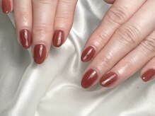 ヒールネイル(heal nail)/ちゅるん赤pinkワンカラー