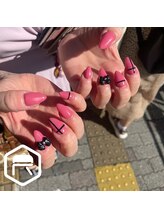 東海最大級ネイルサロン by レディスペネイル 名駅店/甘辛ネイル！