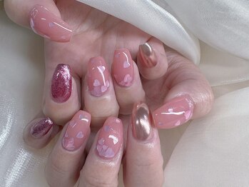 ネイルプリンセス(Nail Princess)/ちゅろんハートネイル