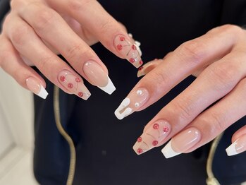 プラス ファースト(Plus 1st)/さくらんぼネイル♪byKobayashi