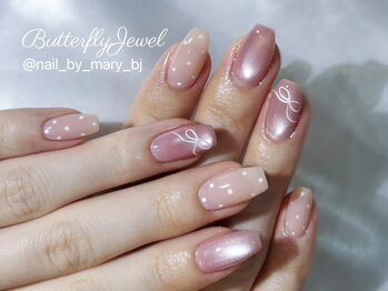 バタフライジュエル 本店(ButterflyJewel)の写真/【シンプルな中にも可愛さをプラスした上品なデザインが豊富♪】季節ごとにデザインが変わる定額コースも◎