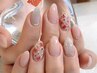 【他店オフ込】春NAILにぴったり！ドライフラワーネイル￥8000