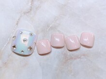 WRネイルズ(WR Nails)/【FOOT】持ち込みアート90分