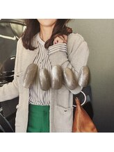 レイネイル レイアイ レイエステティック 扶桑店/グレーミラーネイル