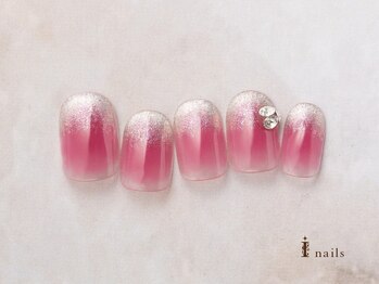 アイネイルズ 横浜EAST店(I-nails)/ワンホンチークネイル