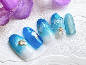 アミネイルズ(AmiNails)/マーメイドネイル♪
