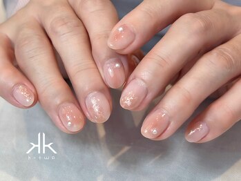 ケーツーネイル(k-two nail)/1月monthly/ニュアンス(みな)