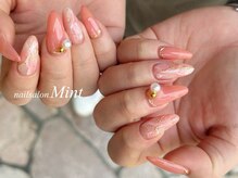 ネイルサロン ミント(Mint)/天然石風アート♪