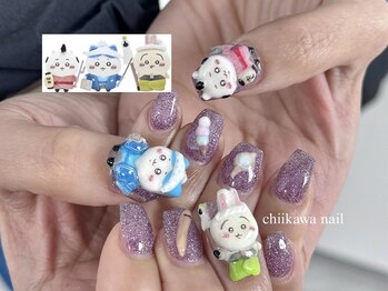 キャラクター3Dネイル