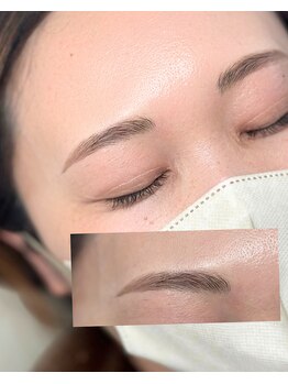 アス 宇都宮(ASU)の写真/【宇都宮で抜け感眉毛なら♪】どの角度も美しい黄金比眉で小顔効果◎丁寧なカウンセリングで初めての方も◎