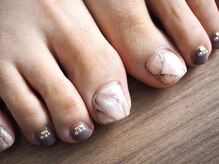 プールヴー☆オングル/フットネイルデザイン