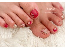 ブリノス(BLINOSS)/フット☆フラワーデザイン