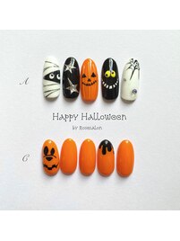 ハロウィン定額ネイルデザイン