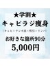 【学割U24】痩身マシン★キャビ＆ラジオ波　お好きな箇所90分5,000円