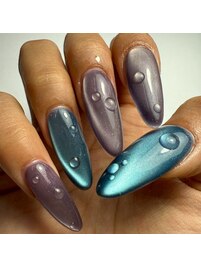 マグネットネイル/水滴ネイル