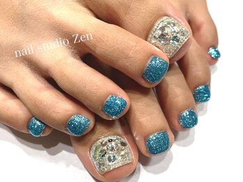 キラキラ埋めつくしネイル☆