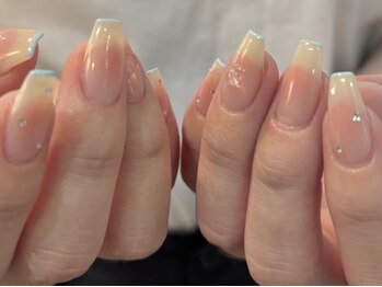 アイネイルズ 渋谷店(I nails)/【Karin.m】ラインチークハート