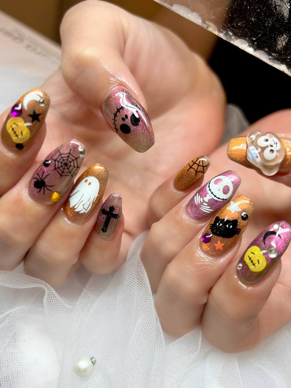 2026年冬トレンド】ハロウィンネイルのネイルデザイン集｜人気順｜6