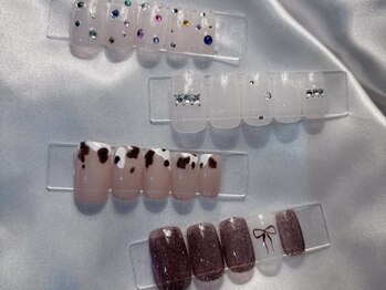 バタフライジュエル 本店(ButterflyJewel)の写真/【季節コース¥7,700~】誰もが思わず見惚れるモテ可愛デザインを揃えてお待ちしています☆ワンカラー¥4,980~