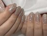 圧倒的キラキラ感★フラッシュネイル