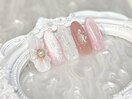 優雅な☆ぷっくりフラワーネイル