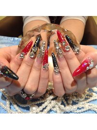 スカルプネイル ロングネイル