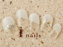 アイネイルズ 町田店(I nails)/シェルフレンチ7480円