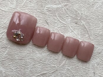 アバーブザビューティーアイランド 吉祥寺店(Above the beauty island)/シンプルフットネイル¥9200