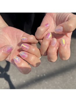 トータルサロン 白べぇーっ プラス/オーロラネイル