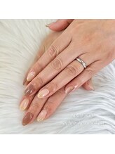 はあとねいる 八戸日計店/☆お客様縦グラネイル☆