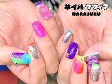 ネイルマフィア 原宿(NAIL MAFIA)/カラフル/夏/ポップ/ミラー