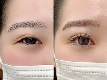 ルイール 光の森(Luire)の写真/LEDマツエク×まつげパーマの同時施術で目幅2倍！！逆まつげの方やマスカラを塗る時間もない方へ◎