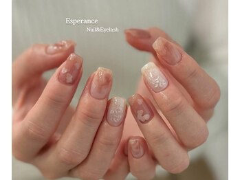 エスペラーンス ネイルの写真/【天王寺・あべのルシアス前】提案力に定評♪通いやすい価格設定も◎ ワンカラー・グラデ¥5000～★学割も♪