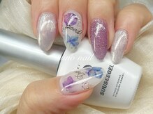 リノネイル(Lino Nail)/紫陽花ネイル