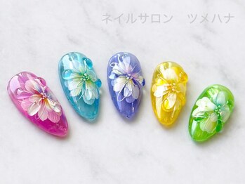 ツメハナの写真/【希少なフラワーアート】手描きアートが魅力！リピート率No1.
唯一無二のフラワーアートの世界へ♪