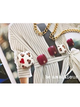 ネイルサロンアンドスクール ビーアンビシャス(be ambitious)/レオパード