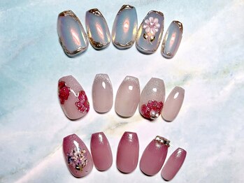 キアナ(Kiana)/Kianaフラワーネイル